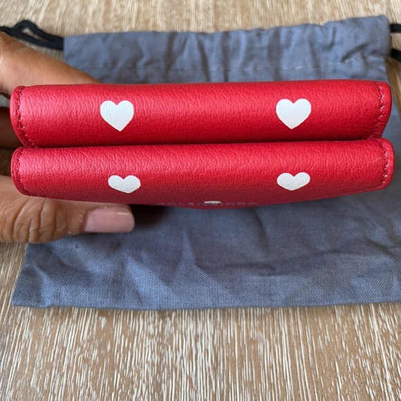 Balenciaga Papier Mini Wallet Red/White - Picture 5 of 11
